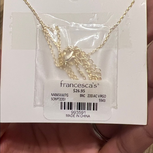 Zodiac Script necklace - Picture 12 of 12